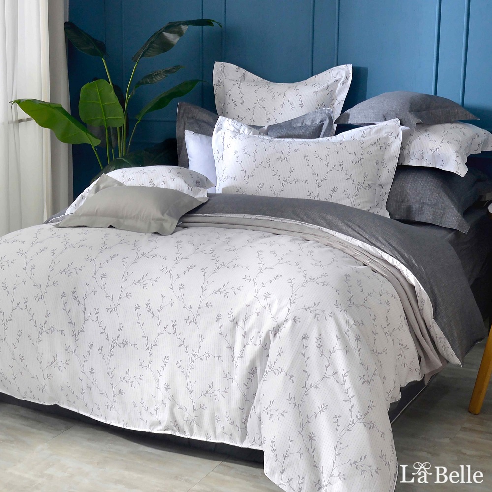 La Belle 100%純棉 兩用被床包組 雙/加/特 格蕾寢飾 夢之旋律 防蹣抗菌 吸濕排汗 純棉