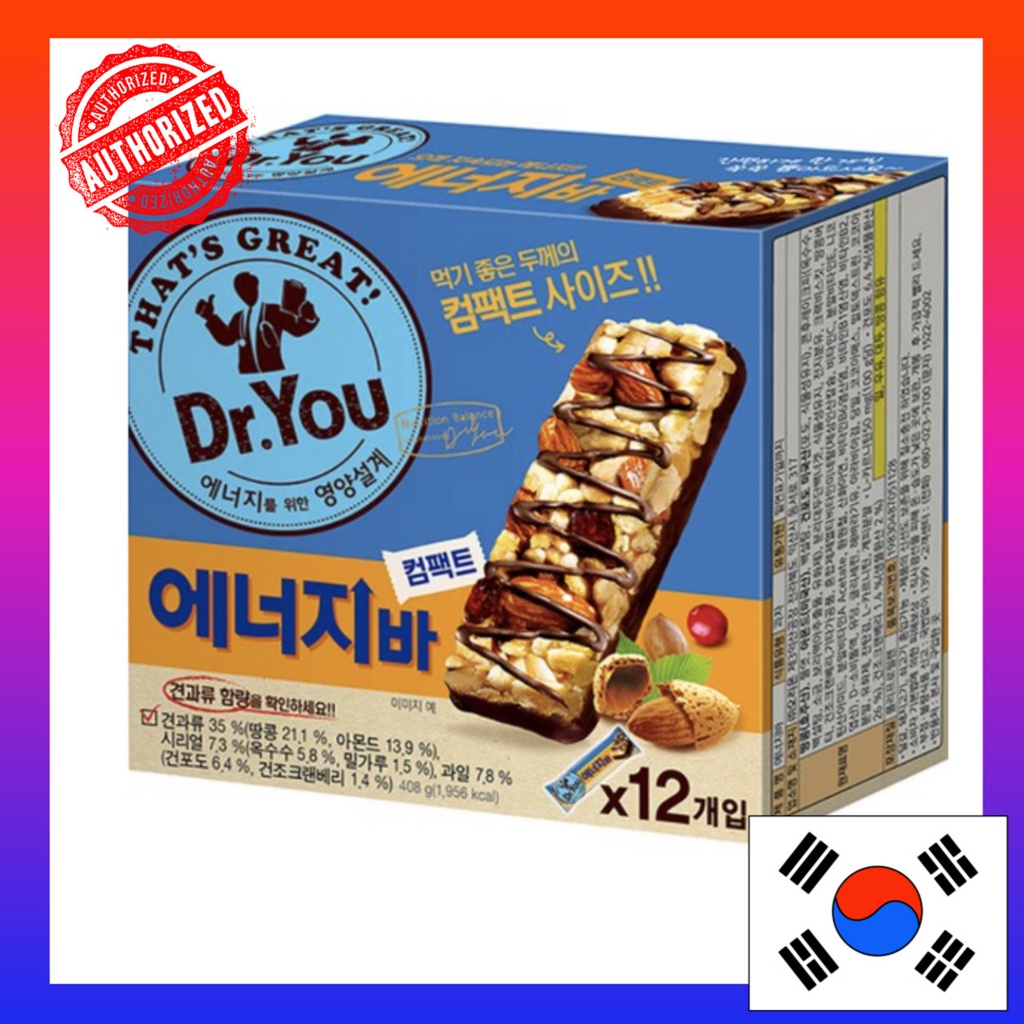 [Dr.you Orion] Dr.you 能量棒 34g x 12pack | 韓國能量棒 dr.you