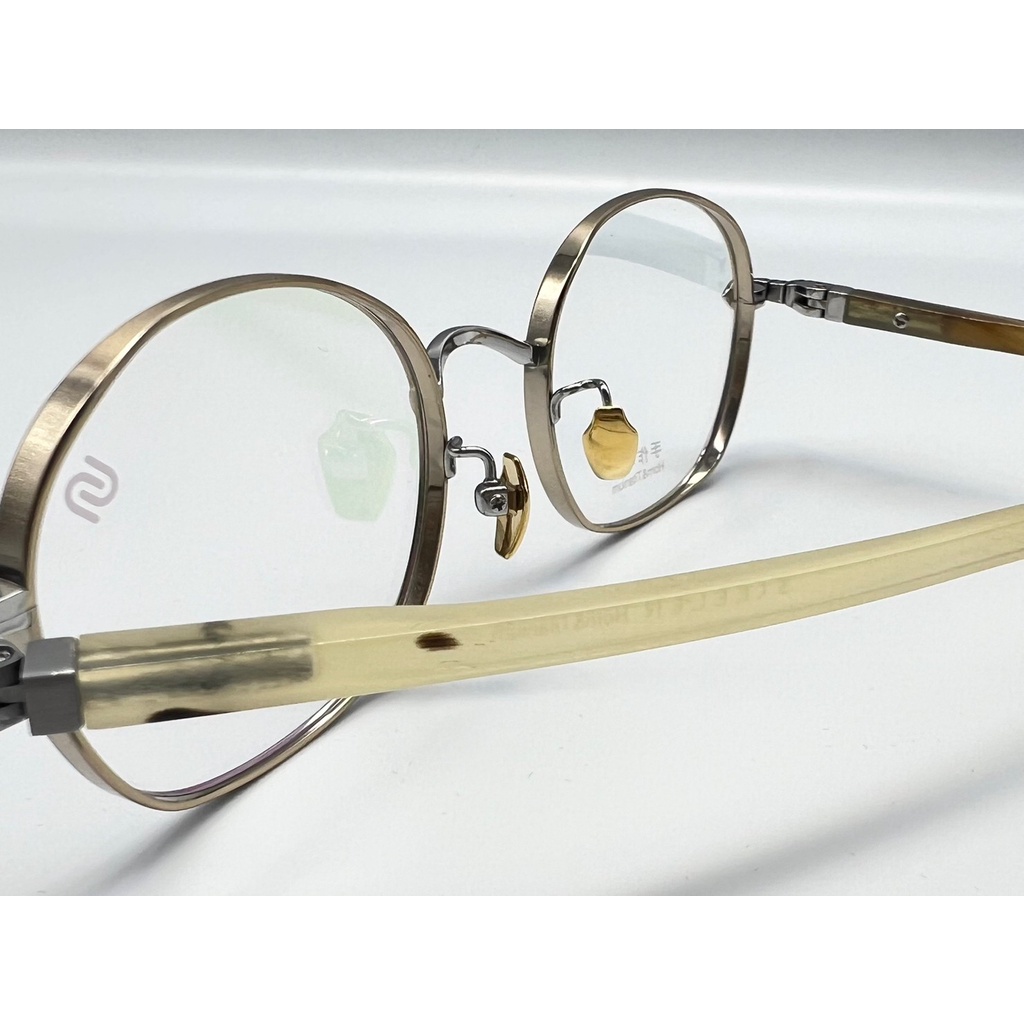 🐑天然羊角🐑[檸檬眼鏡] STEELER 1550 C3 獨特紋路 側邊加厚中高度數最愛 輕量舒適