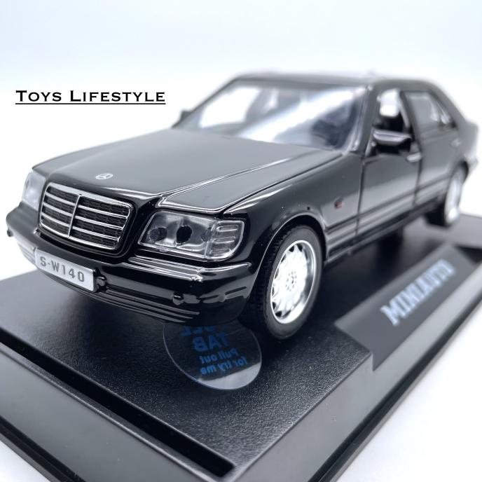 1:32 比例 Miniauto Mercedes Benz S Class W140 壓鑄汽車模型玩具