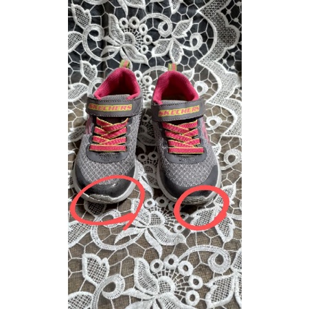 二手 Skechers Microspec 女童 運動鞋 慢跑 避震 緩衝 透氣 魔鬼氈 休閒鞋 17公分300