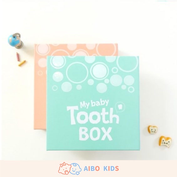 🌈AIBO KIDS 正韓代購 全新現貨🌈   Mellow 乳牙收藏盒 乳牙保存盒 牙仙幼兒園盒 成長紀錄