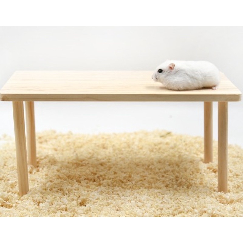 【❤️樂樂媽鼠舖❤】全新現貨黃金鼠倉鼠木平台木桌子