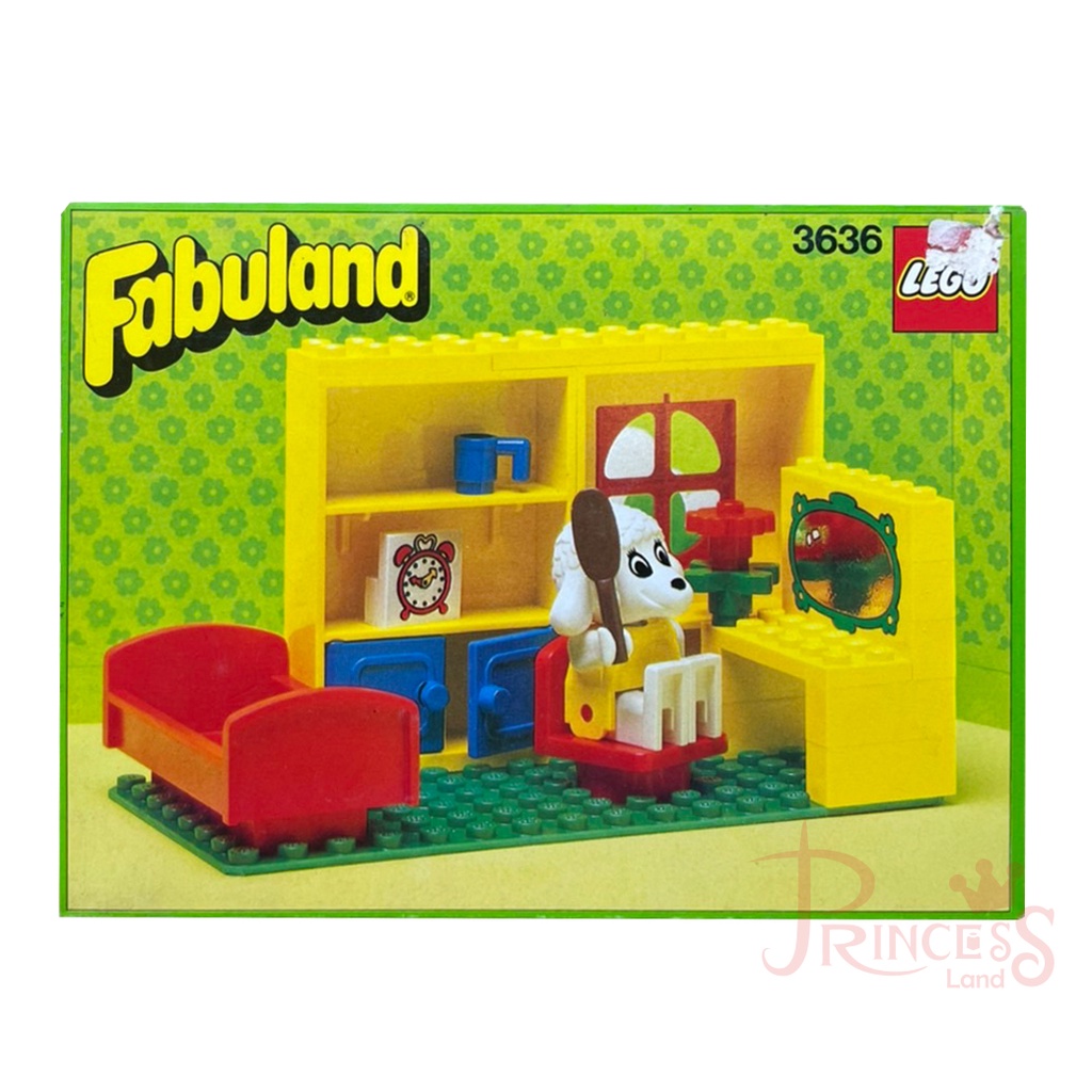 公主樂糕殿 LEGO 樂高 1987年 絕版 老物 Fabuland 3636 羊 的房間