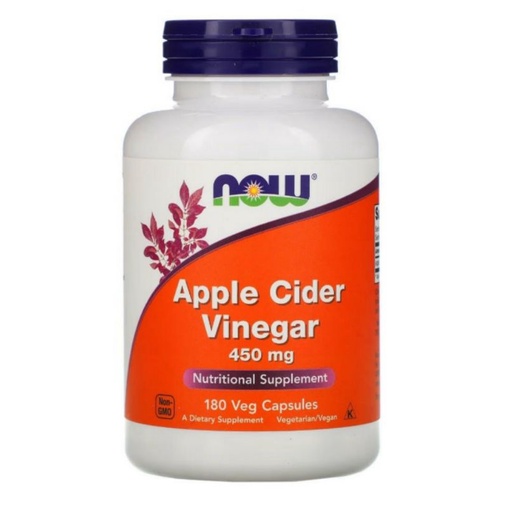 【預購】Now Apple Cider Vinegar 蘋果醋 450 mg 180 粒素食膠囊