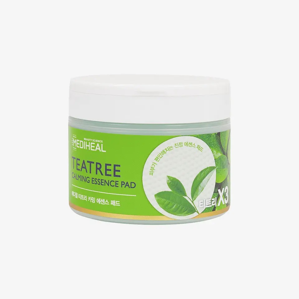 [Mediheal]韓國熱銷  人氣保養品牌 美迪惠爾 aespa代言 茶樹鎮定舒緩精華棉片 單瓶50片