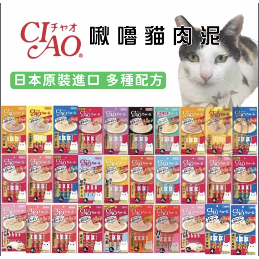 【喵玩國】CIAO啾嚕貓用肉泥 貓咪肉泥 貓肉泥 貓零食 燒肉泥 CIAO貓肉泥