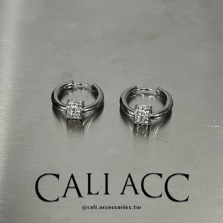 【CALI】醫療鋼/水鑽/圓環/滿鑽/耳環