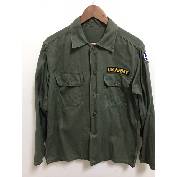 （限時出清！降）美軍🇺🇸 公發 M47 HBT 人字紋 軍襯衫