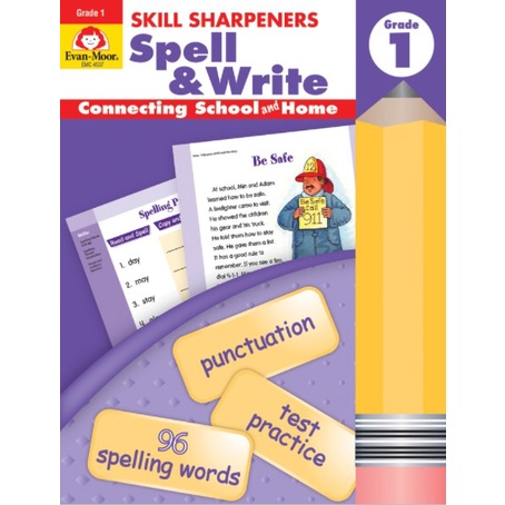 Skill Sharpeners Spell &amp; Write, Grade 1/Barbara Allman【三民網路書店】