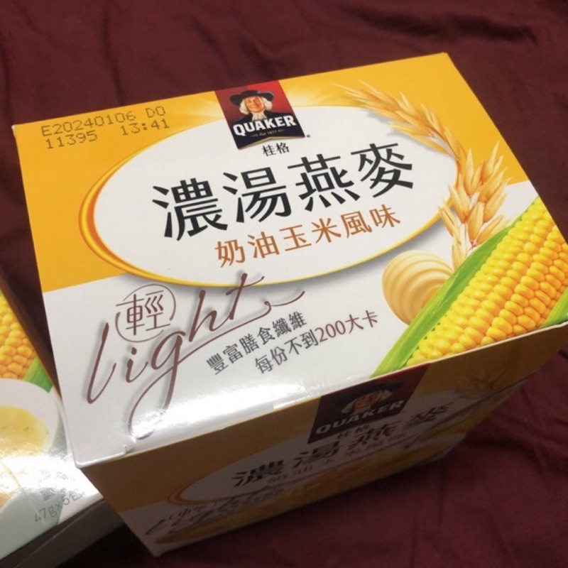 《限量特價 預購》桂格濃湯燕麥 奶油玉米風味