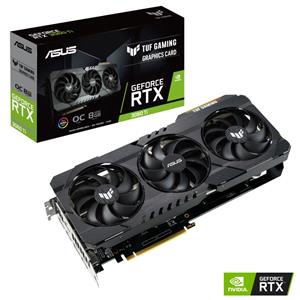 (聊聊享優惠) 華碩ASUS TUF-RTX3060TI-O8G-V2-GAMING 顯示卡(台灣本島免運費)