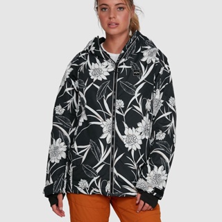 BILLABONG 女 SULA JKT 滑雪外套 黑色花朵 U6JF29SB4F