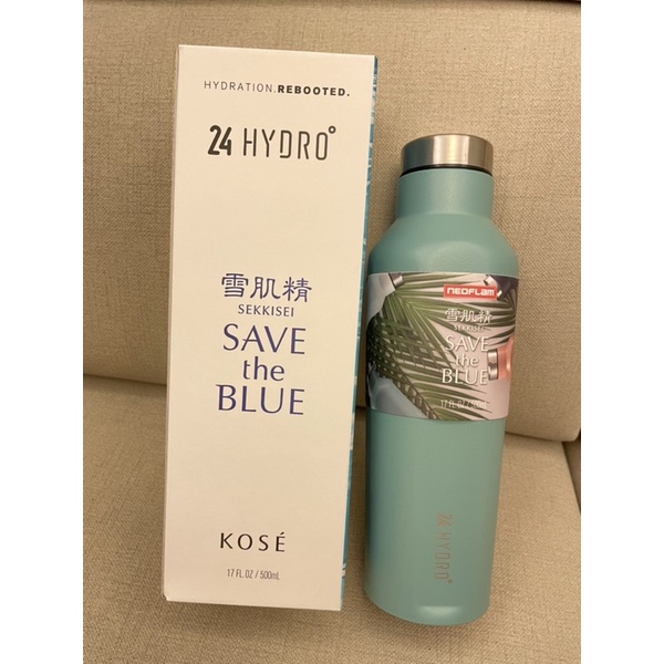 Neoflam KOSE 高絲 雪肌精 SAVE the BLUE 隨行杯 保溫杯 500ML 304 不鏽鋼 迷霧綠