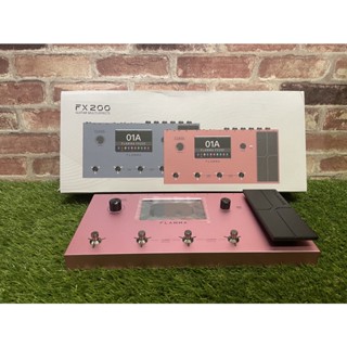 【夢成音樂中心】出清 FLAMMA FX-200 吉他 綜合效果器 觸控螢幕 中文操作介面 綜效新選擇 粉紅色 現貨