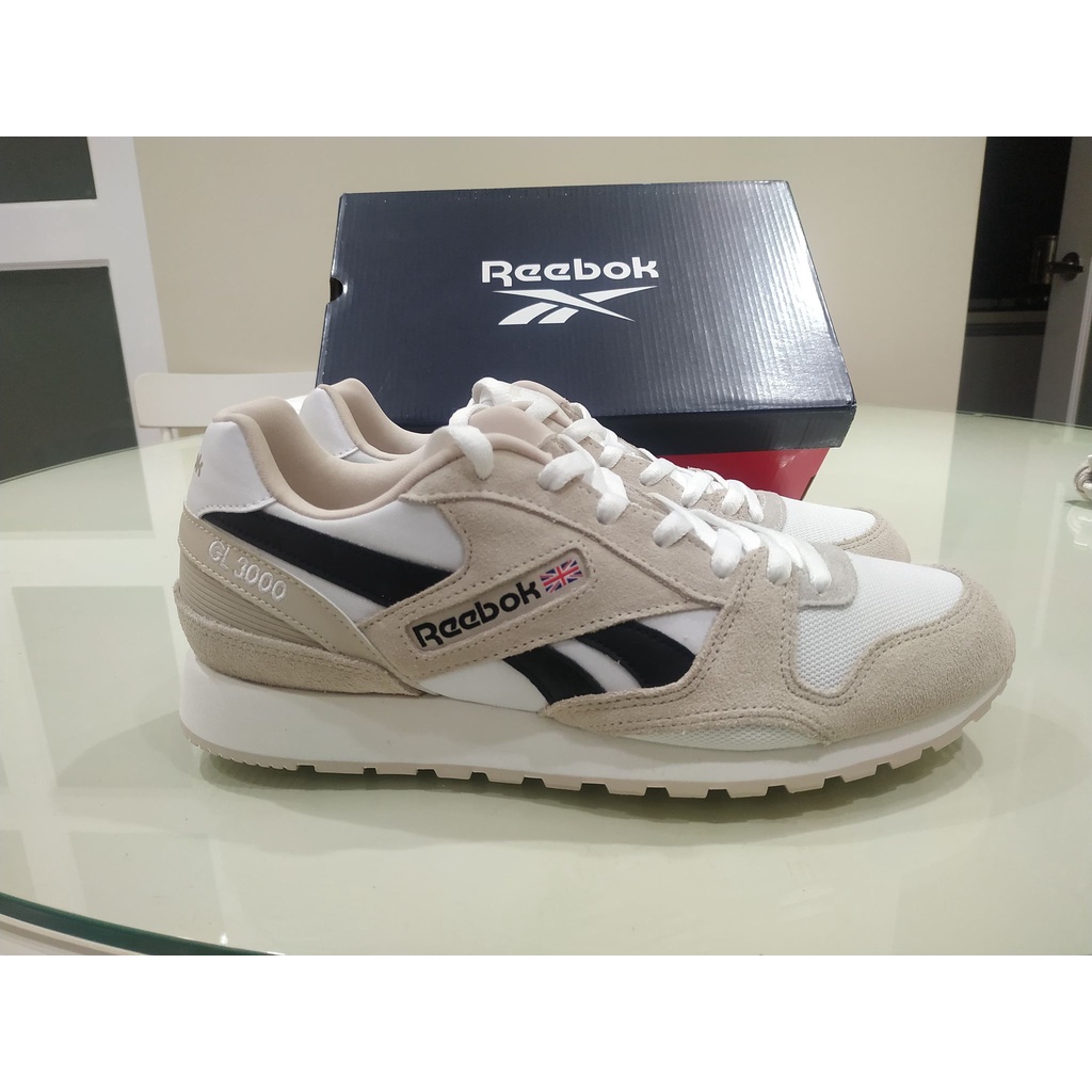 Reebok  GL3000復古跑鞋 奶白配色