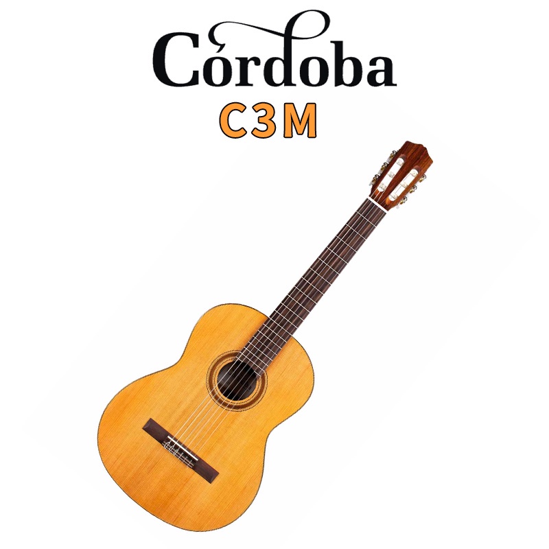 Cordoba C3M 紅松 單板 39吋 古典吉他 附原廠琴袋【金聲樂器】