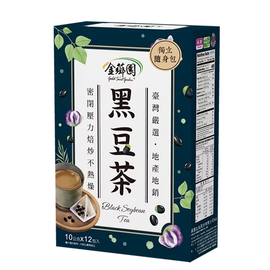 【金薌園】本產黑豆茶10gX10入/ 盒 早安健康嚴選