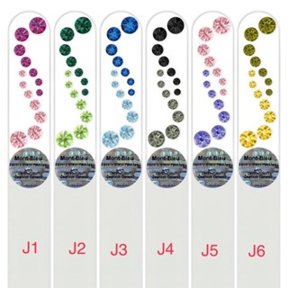 （全新現貨）Mont Bleu捷克水晶指甲銼刀/美甲刀/施華洛世奇水晶鑽、短版9公分
