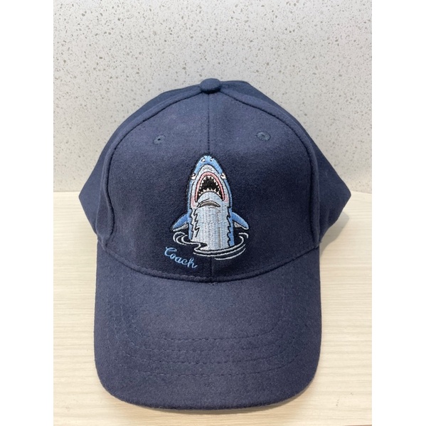 COACH 鯊魚 棒球帽/鴨舌帽 - 寶藍色( 無附品牌紙袋 ）
