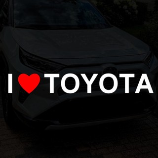 I LOVE TOYOTA 我愛TOYOTA 車身貼紙 玻璃貼紙 車窗貼紙 RAV4 ALTIS YARIS WISH