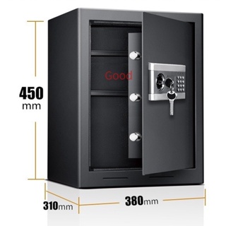 家用小型保險箱 小型防盜保險箱 30公分 45公分 50公分密碼指紋 保辦公室險櫃 全鋼保管箱入墻