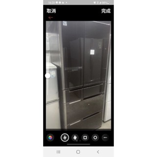 二手中古黑色高階日立616公升6門變頻冰箱，可以製冰，型號R-SF6800Z 保固3個月，請詢問大戶藥師
