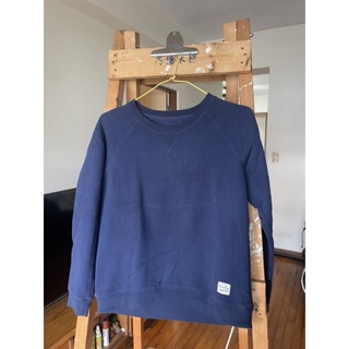 ［二手衣服］Spao 深藍色刷毛運動保暖衣sweatshirt