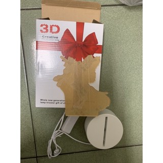 3D造型小夜燈（USB供電)