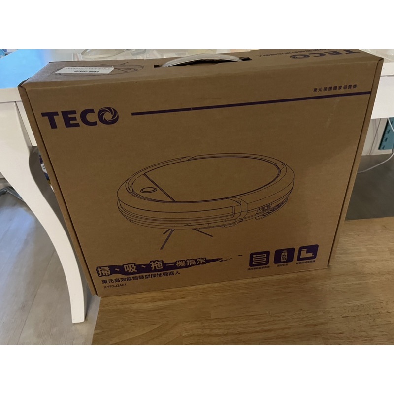 ⭐️售【TECO 東元】掃吸拖合一導航掃地機器人 高效能AI智慧晶片(XYFXJ2461)