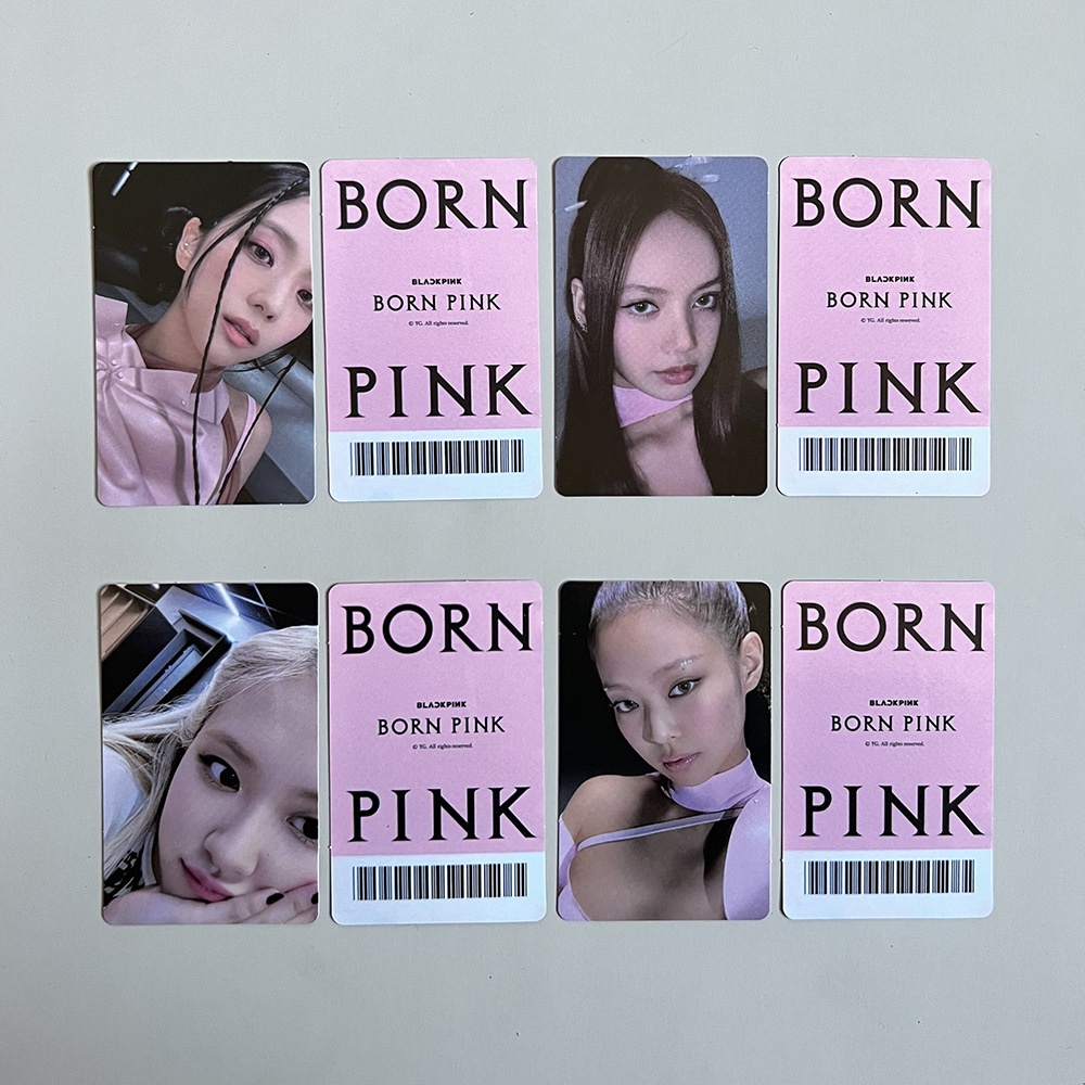 Kpop BLACKPINK CD 播放器照片卡閃爍禮物
