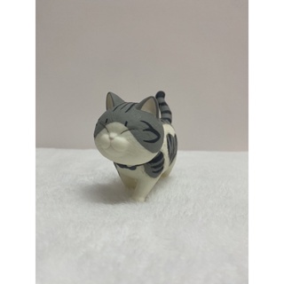 【貓鈴鐺】貓咪模型 灰貓 盒玩 公仔 模型 玩具