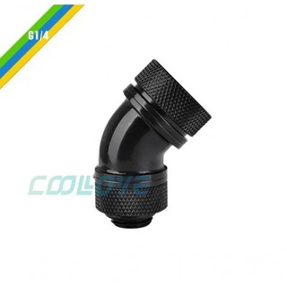 小白的生活工場*Thermaltake G1/4 PETG硬管用 45度管接頭 外徑16mm CL-W096-CA00