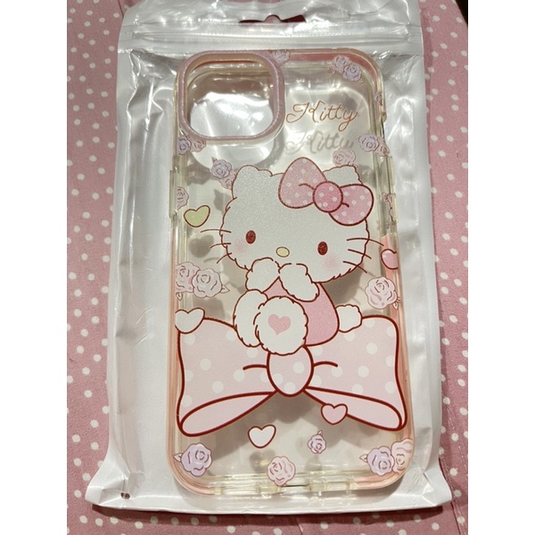 Hello Kitty 粉色蝴蝶結 iphone 13手機殼
