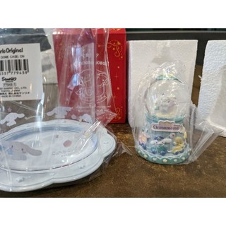 現貨 日本 三麗鷗 聖誕節 雙子星 大耳狗 牛奶 摩卡 木馬 水晶球 娃娃遮罩 遮罩 壓克力防塵罩 裝飾用透明罩