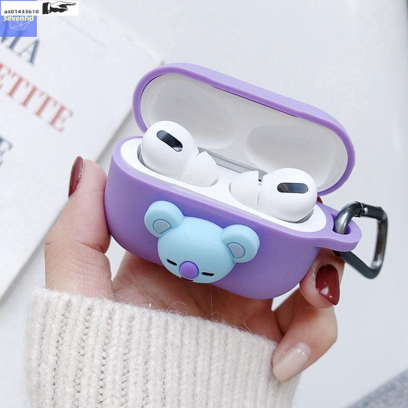 Airpods Pro Kakao &amp; BT21 Cartoon Cute BTS Silicone HANG Case