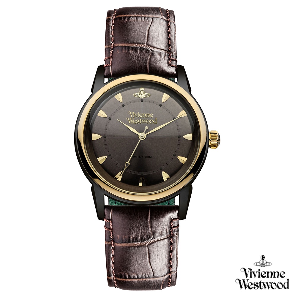 【VIVIENNE WESTOOD】古典中性皮帶腕錶_W-VW-024