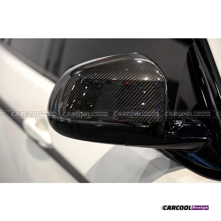 【台灣現貨】BMW寶馬 X3 X4 X5 X6 F25 F15 F16 升級高品質碳纖維後視鏡殼替換式倒車鏡