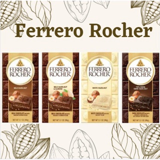 費列羅-金莎巧克力片、榛果牛奶、55%榛果黑巧克力、榛果白巧克力 90g 美國超市代購