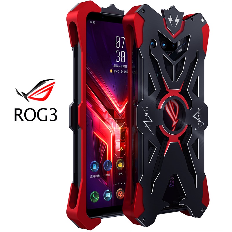 華碩Rog Phone 3 5 5s 6 6D Pro手機殼 Rog3 Strix Rog5 Ultimate金屬保護套