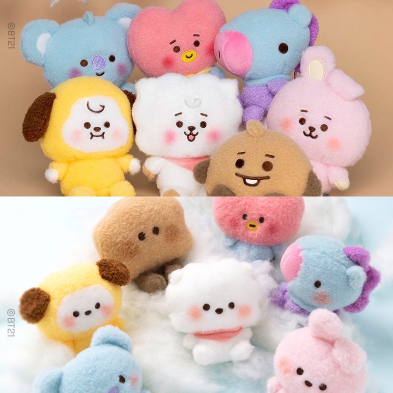 [現貨]BT21 baby bts 娃娃 毛絨 日本 官方 正版 RJ CHIMMY COOKY