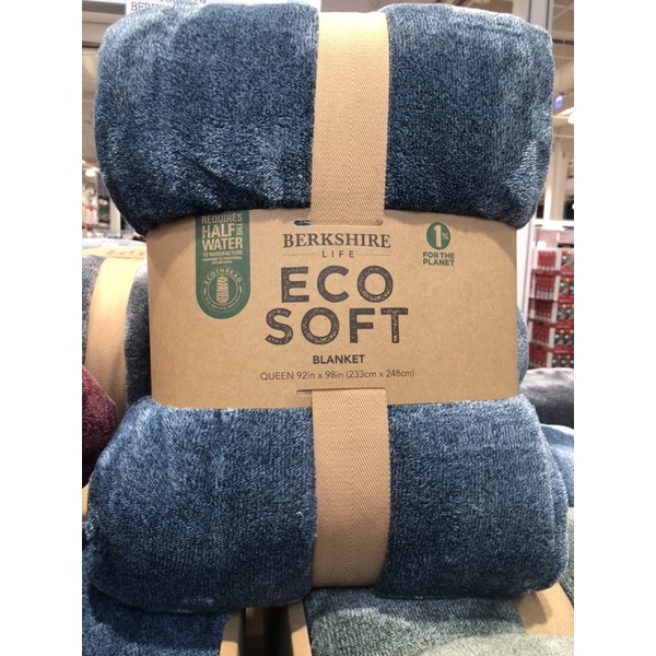 好市多黑五特價商品各顏色只有一件Berkshire Life EcoSoft 雙人保暖毯 248公分 X 233公分