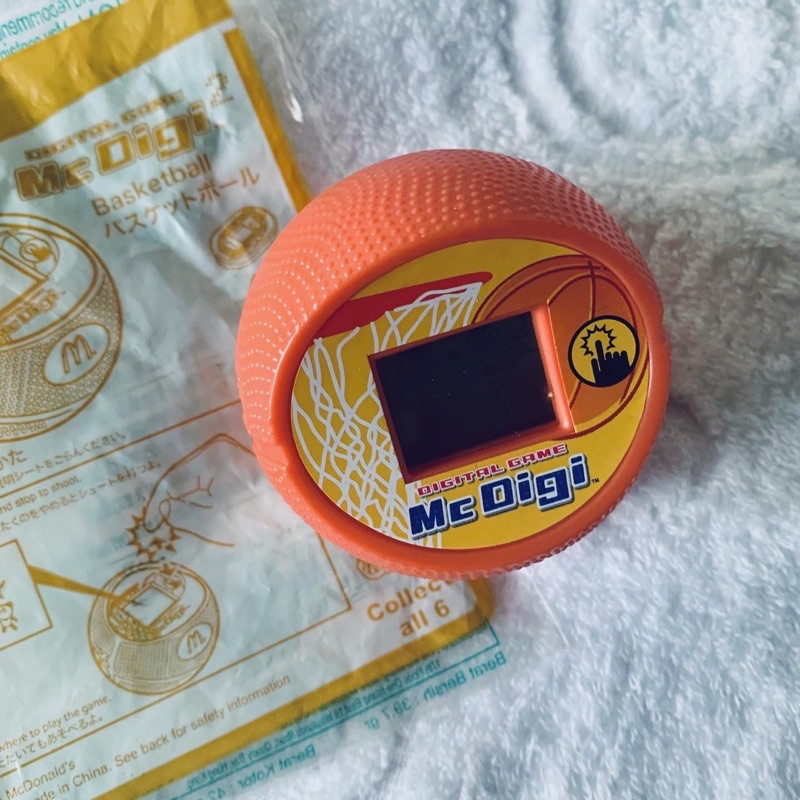 McDonald’s 早期 麥當勞玩具  Mc Digi 籃球造型 掌上型玩具 掌上型遊戲機 早期 懷舊 絕版玩具