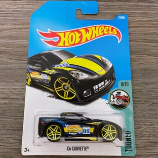 🔥絕版出清 風火輪 Hotwheels C6 CORVETTE 雪弗蘭 Q車 Q版 有後照鏡 電鍍內裝 科維特