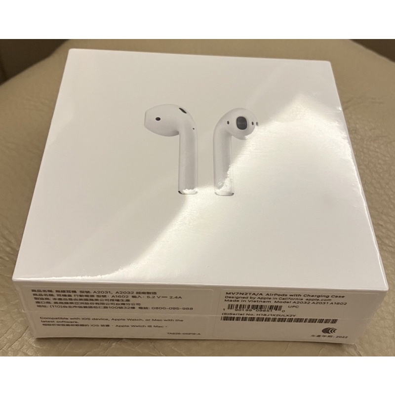 Apple AirPods 2 全新未拆封