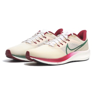 NIKE 慢跑鞋 AIR ZOOM PEGASUS 39 卡其 紅 男 FB7161-231