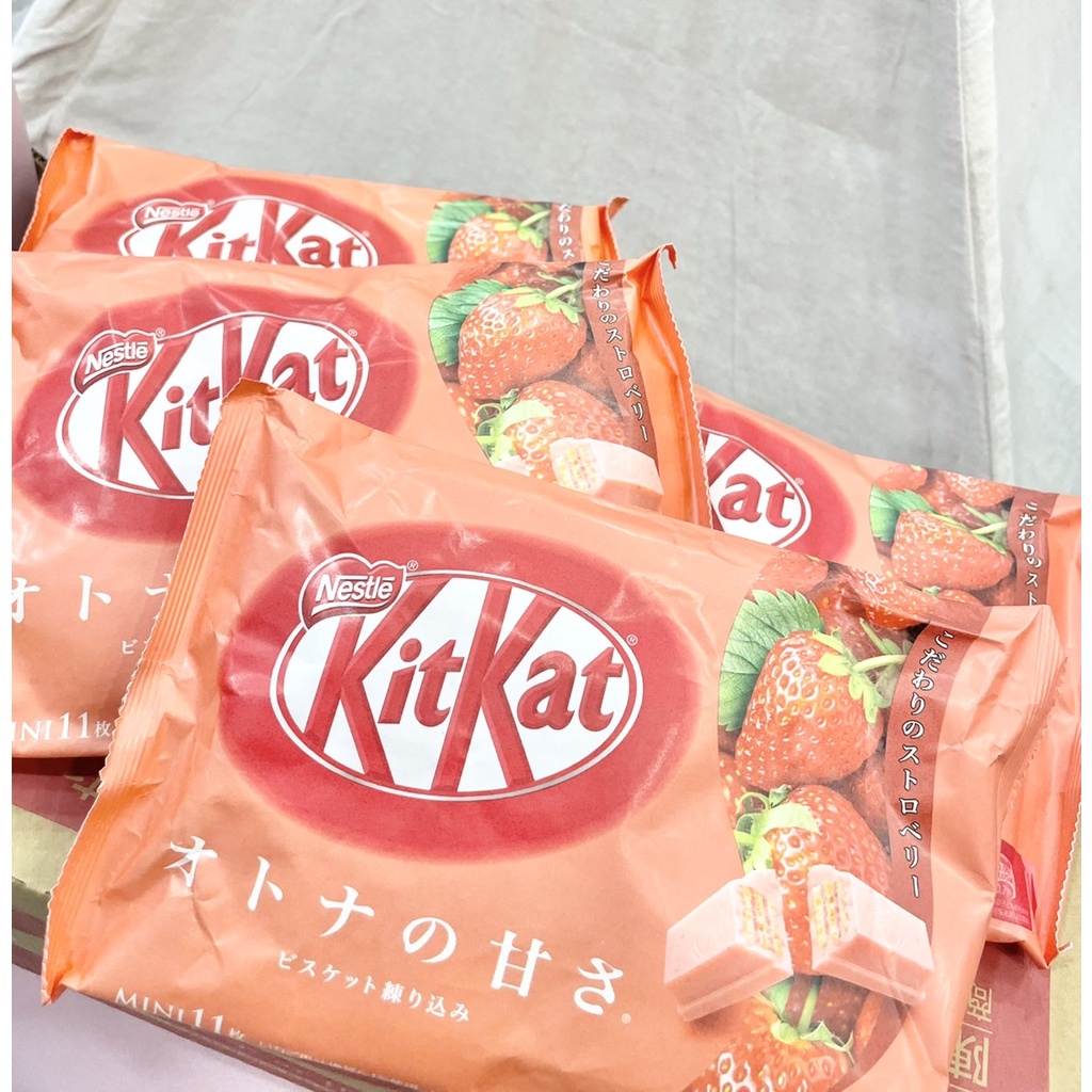 ☆新品現貨區2211☆Nestle雀巢-KitKat可可脆餅--草莓風味