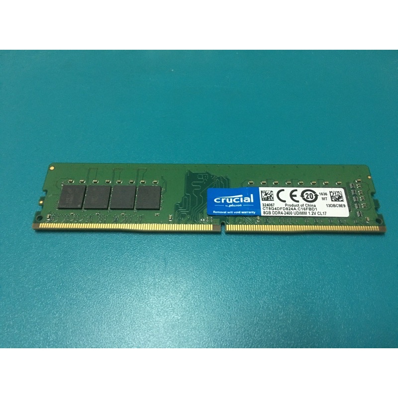 美光 DDR4 2400 8G 16G 雙面 記憶體 CT8G4DFD824A CT16G4DFD824A