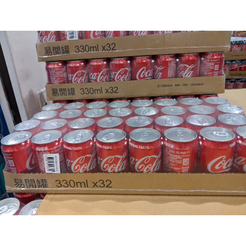 Coca Cola 可口可樂 碳酸 汽水 330ml*32入  Costco代購