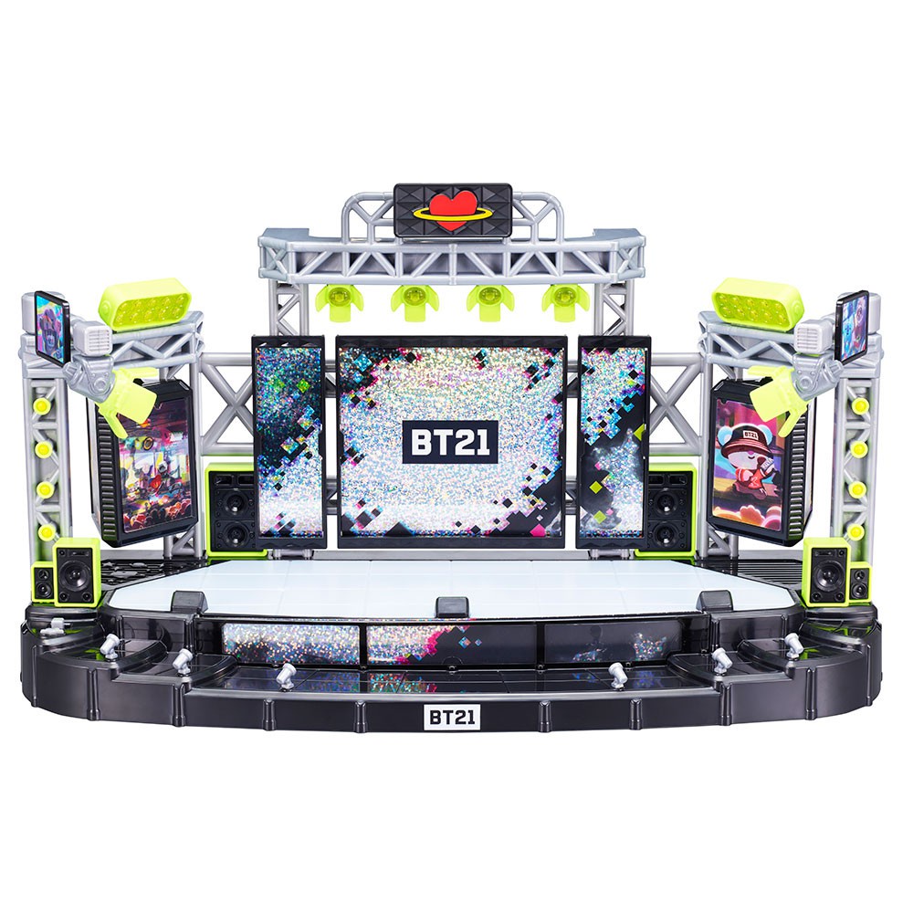 ❖貓大爺玩具❖現貨 YOUNG TOYS 宇宙明星BT21 超級巨星公仔組 BTS 搖滾舞台